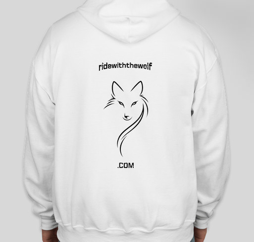Wolf Hoodie Back