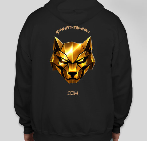 Wolf Hoodie Back